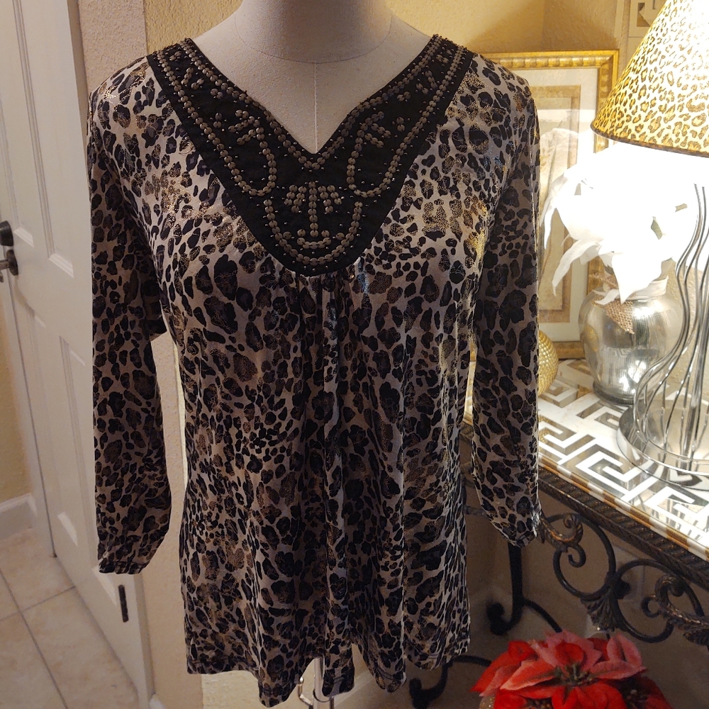 Leopard Print Top